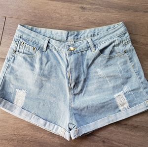 High waist jean shorts 🌠